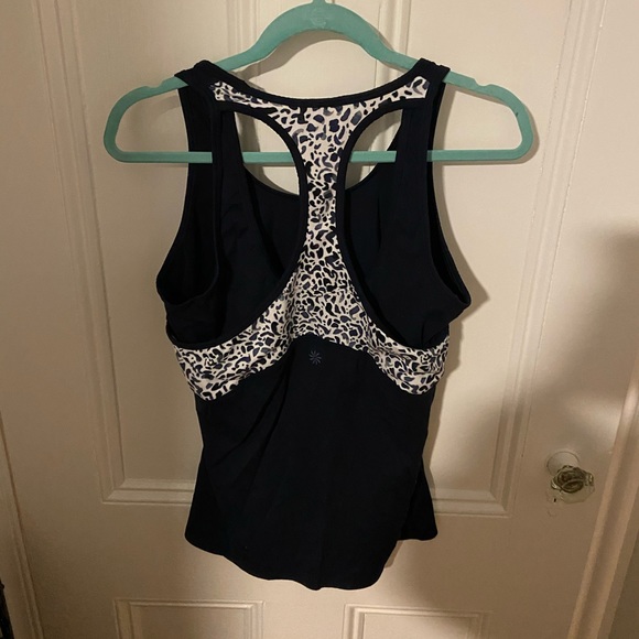 Athleta Mix Inversion Navy Tank - Picture 7 of 7